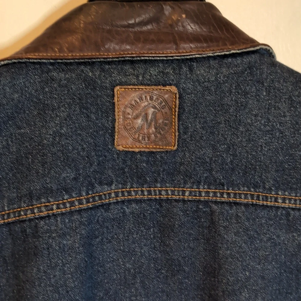 Vintage Marlboro Country Store jean jacket men's large - Picture 8 of 9
